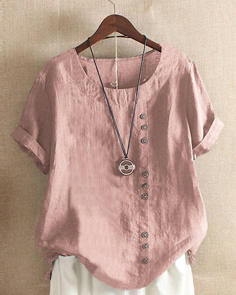 ユニセックス シック サマーTシャツ