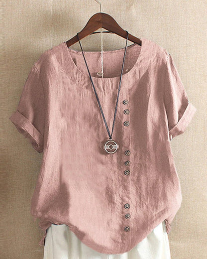 ユニセックス シック サマーTシャツ