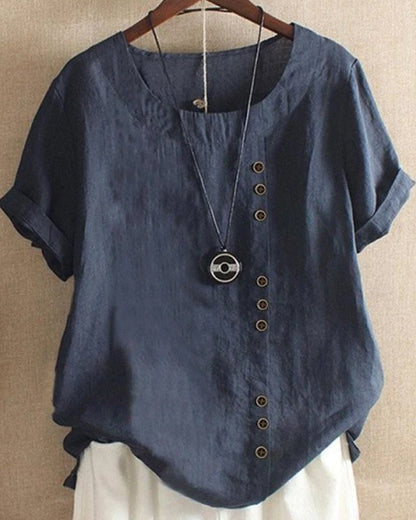 ユニセックス シック サマーTシャツ