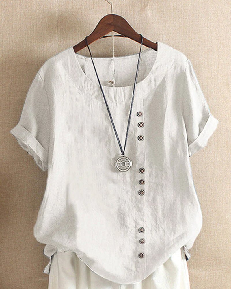 ユニセックス シック サマーTシャツ