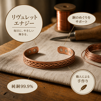 Rivulet 銅製ブレスレット